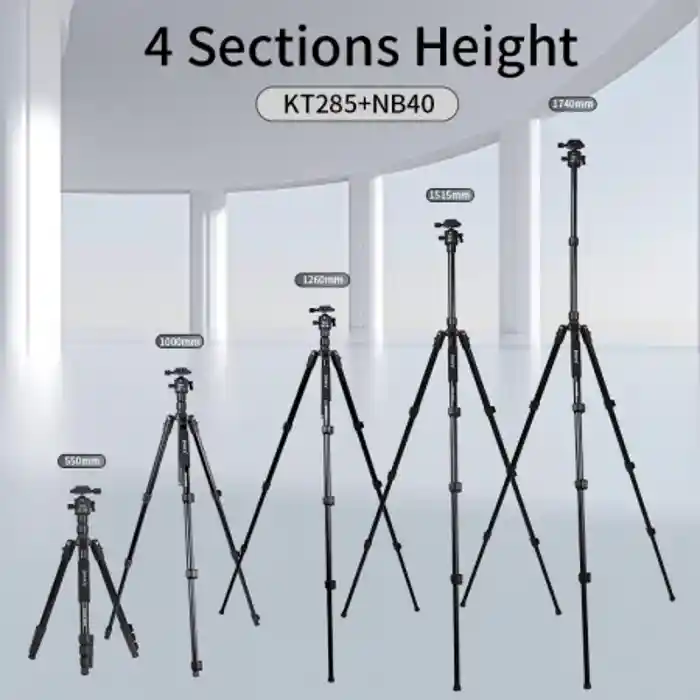 Jmary KT285+NB40 Professional Camera Tripod